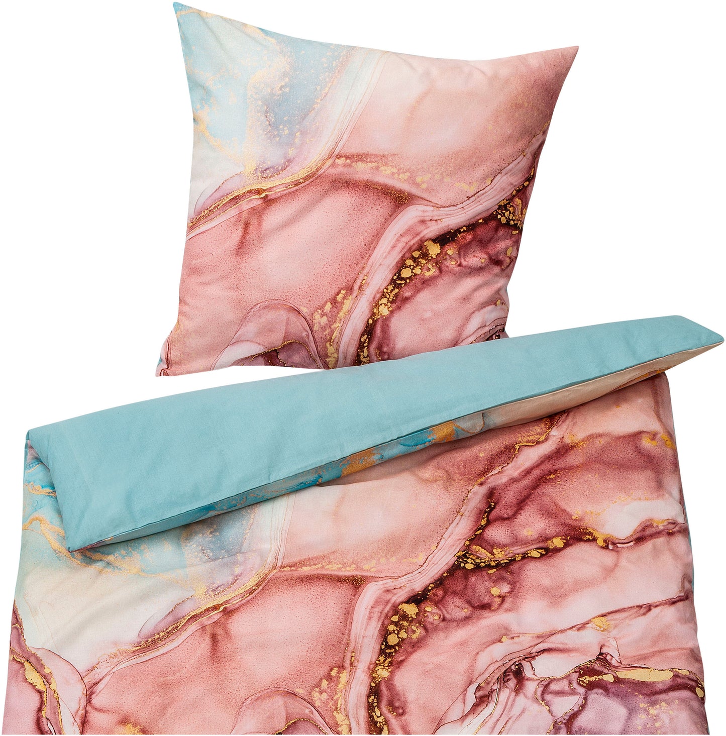 Renforce Wendebettwäsche "Marmoris" (Größe: 135x200 cm)