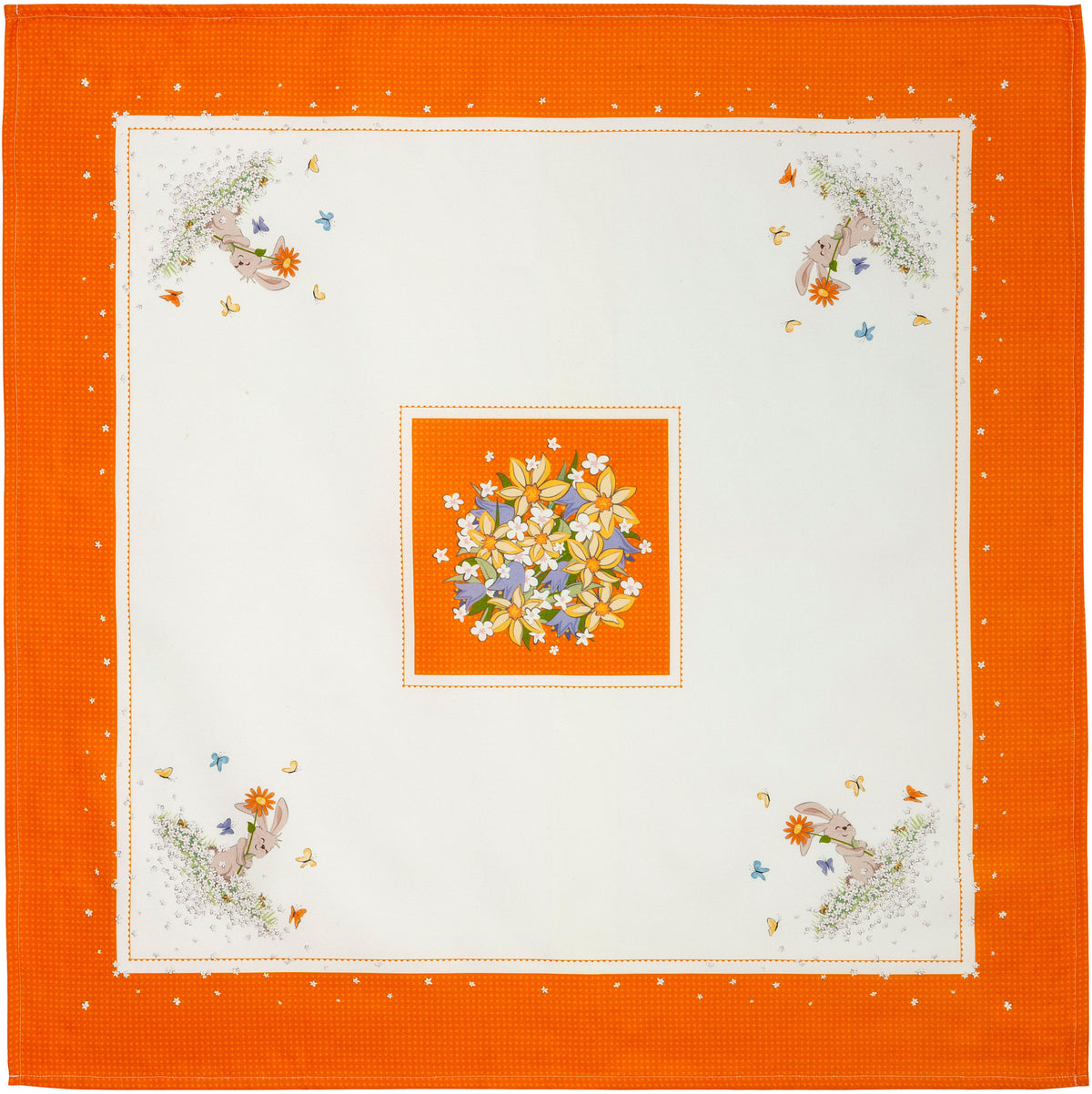 Mitteldecke "Häschen Michel" 85 x 85 cm