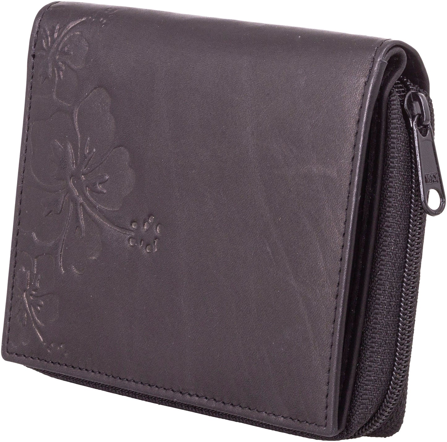 HJP Damen Geldbörse "Malva" Leder (Farbe: schwarz)