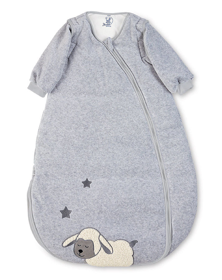 Nicki-Schlafsack SCHAF STANLEY mit Ärmeln in grau