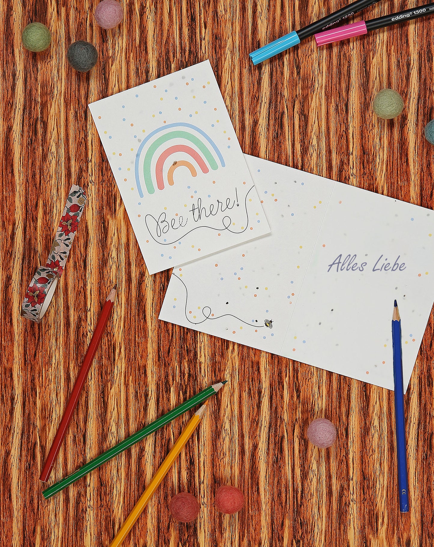 Einladungskarten PLANT & GROW aus Samenpapier 6er-Set