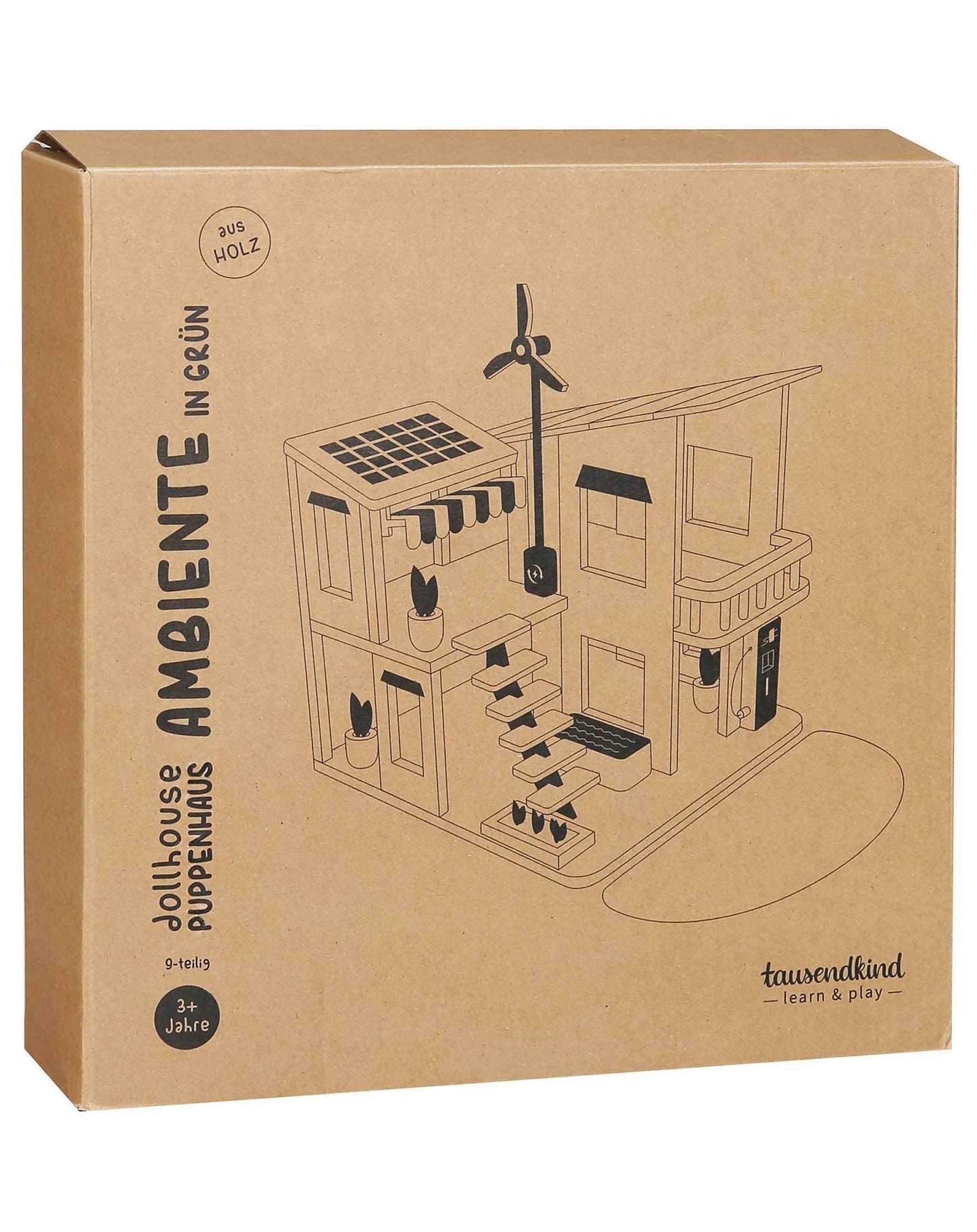 Puppenhaus AMBIENTE in grün