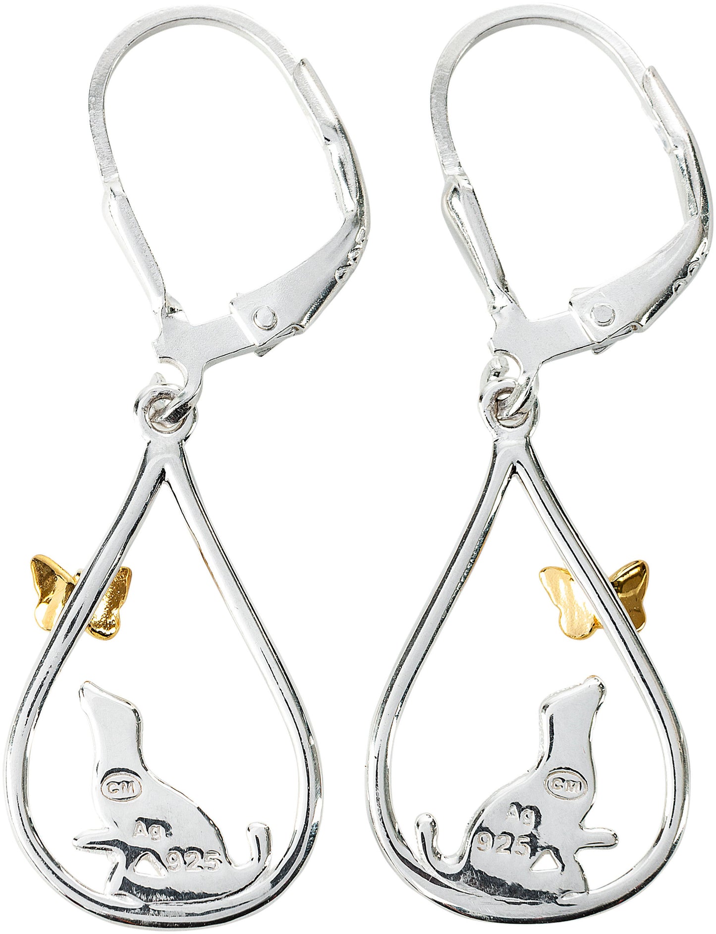 CM Ohrhänger "Fellnase" 925 Silber