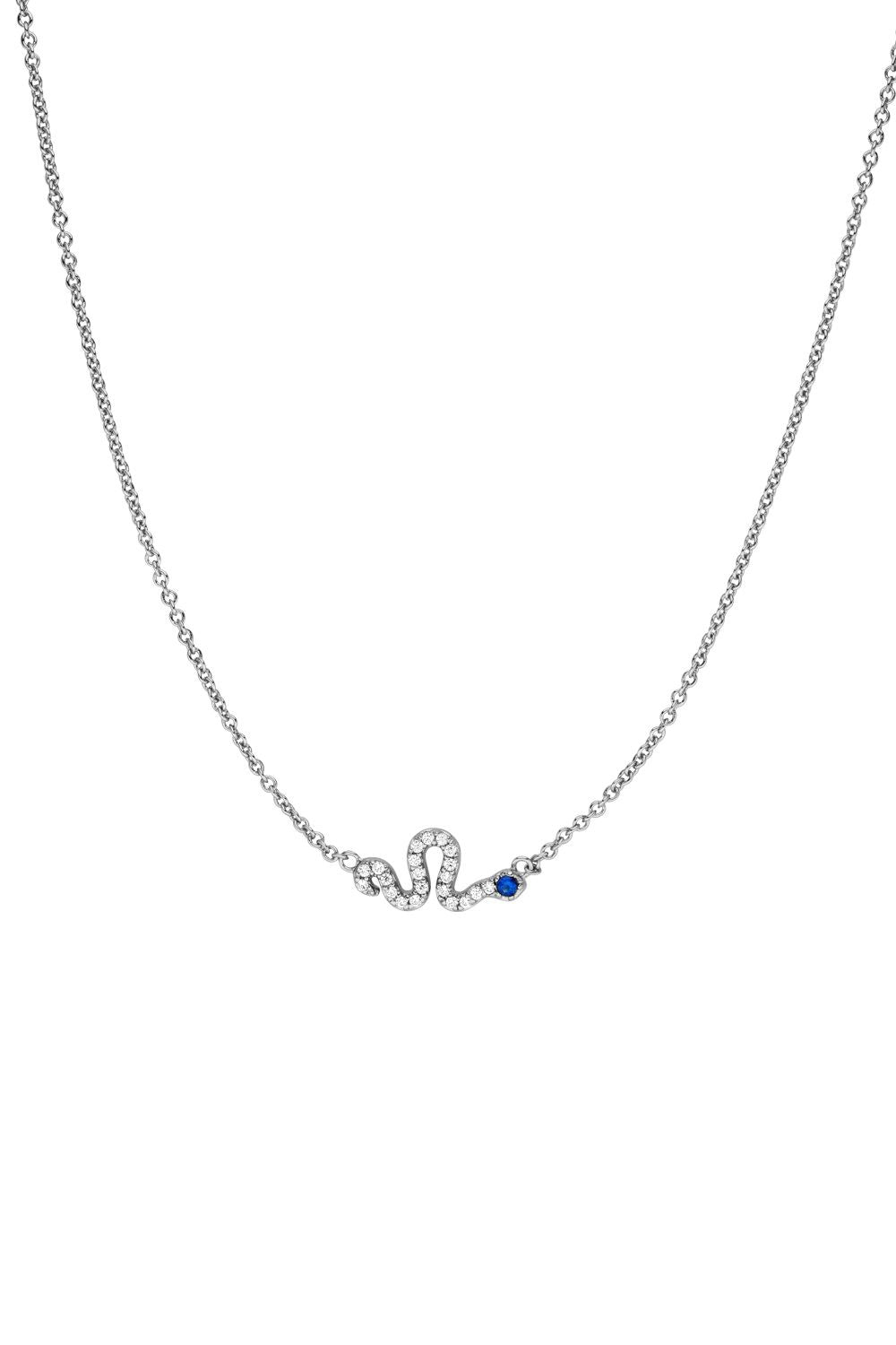 Paul Valentine Halskette "Desert Blue" Messing (Farbe: silber)