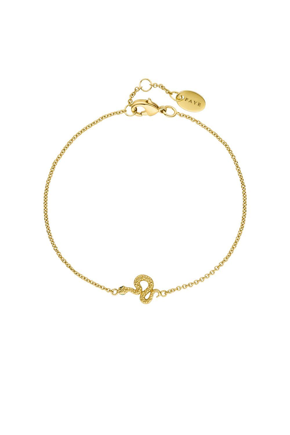 Paul Valentine Armband "Desert Snake" Messing, 18K vergoldet