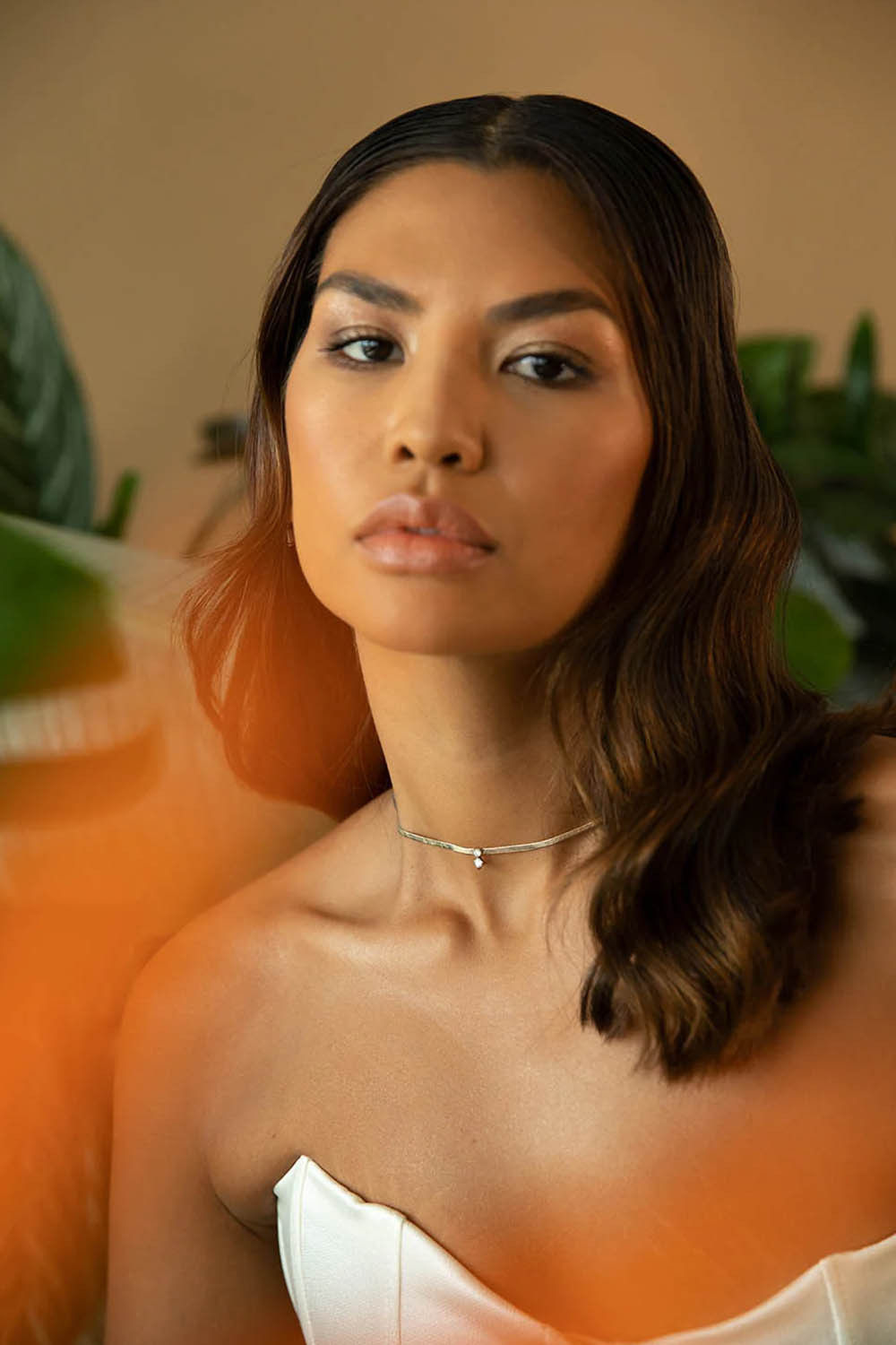 Paul Valentine Halskette "Dream Sleek Necklace" (Farbe: champagner)