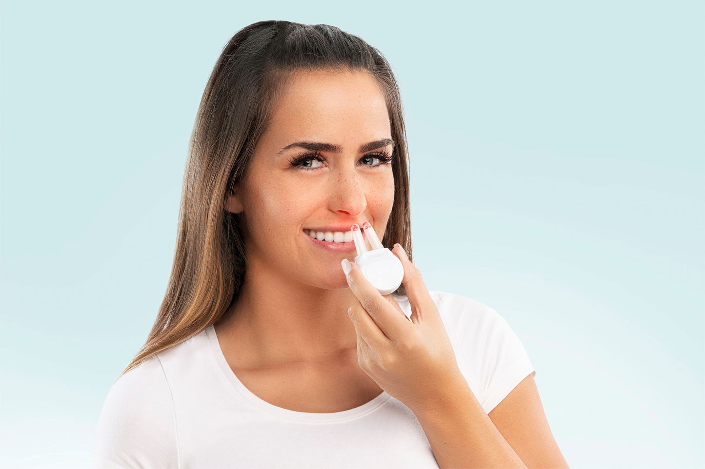 Nasenstecker mit Rotlichtfunktion