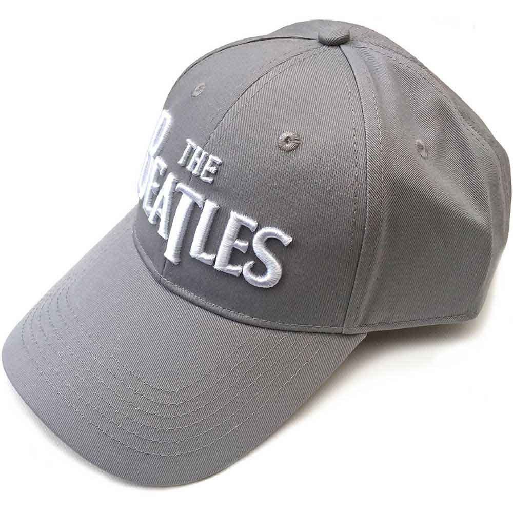 Beatles Baseball Cap "White Drop T Logo", Farbe: grau (Fanartikel)