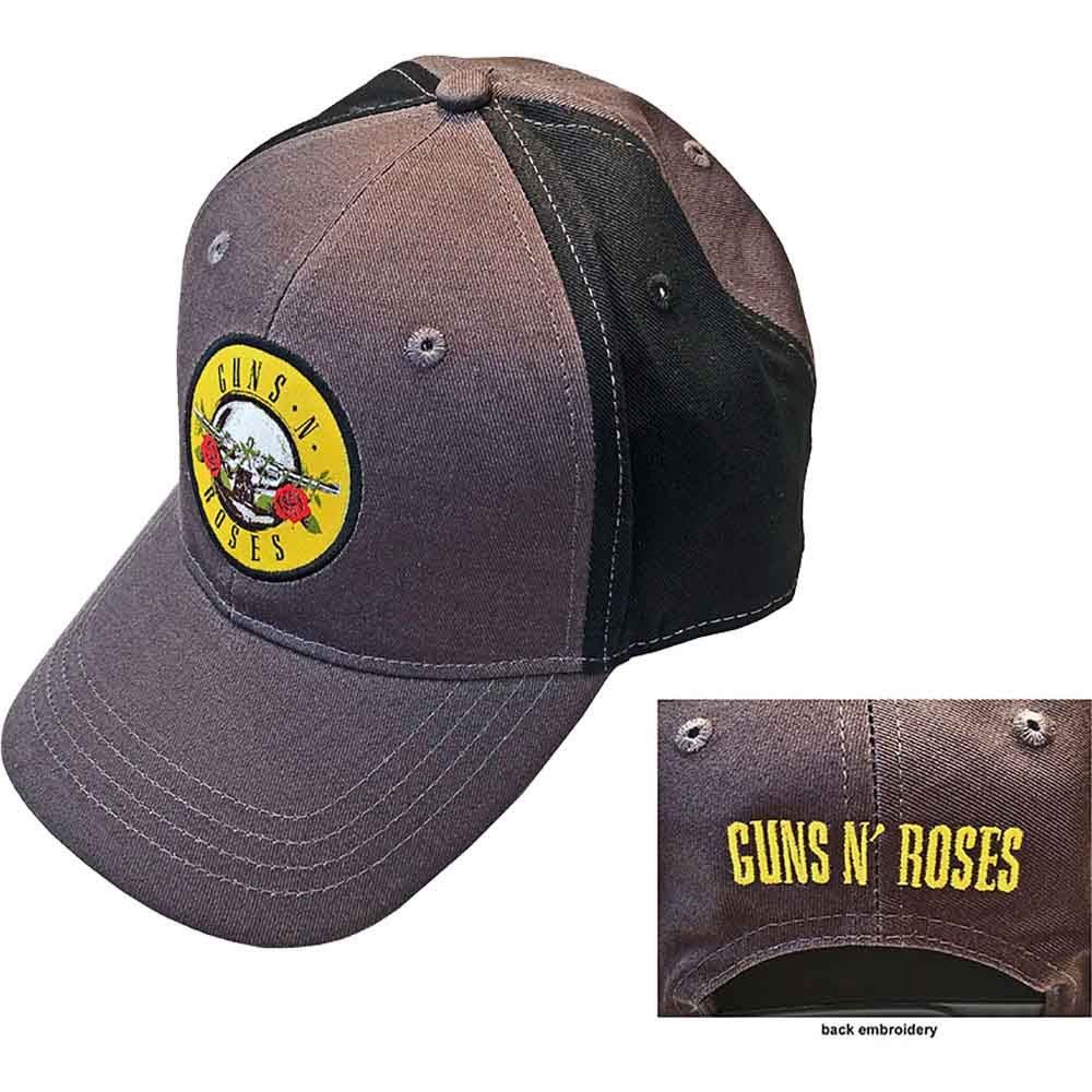 GunsNRoses Baseball Cap "Circle Logo", Farbe: CHAR/BL (Fanartikel)