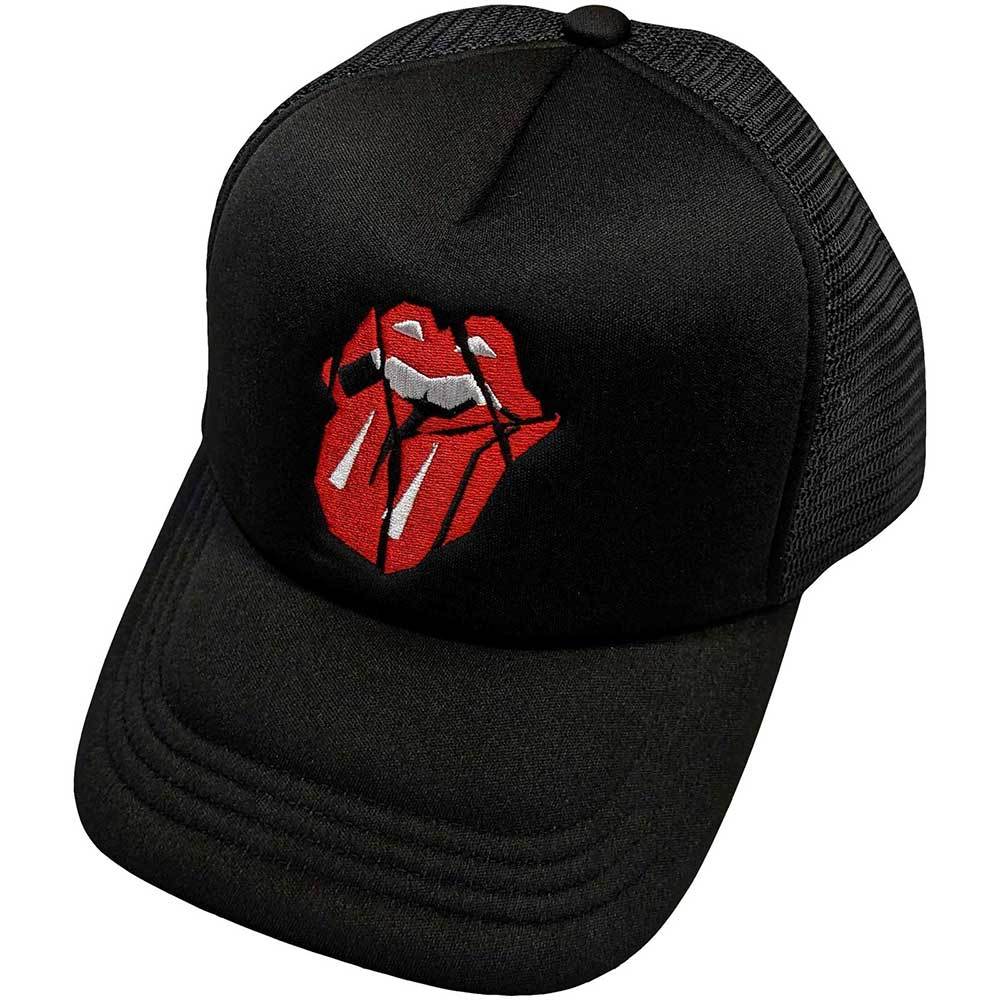 RollingStones Mesh-Back Cap, "Hackney Diamonds Shards Logo", Farbe: schwarz (Fan