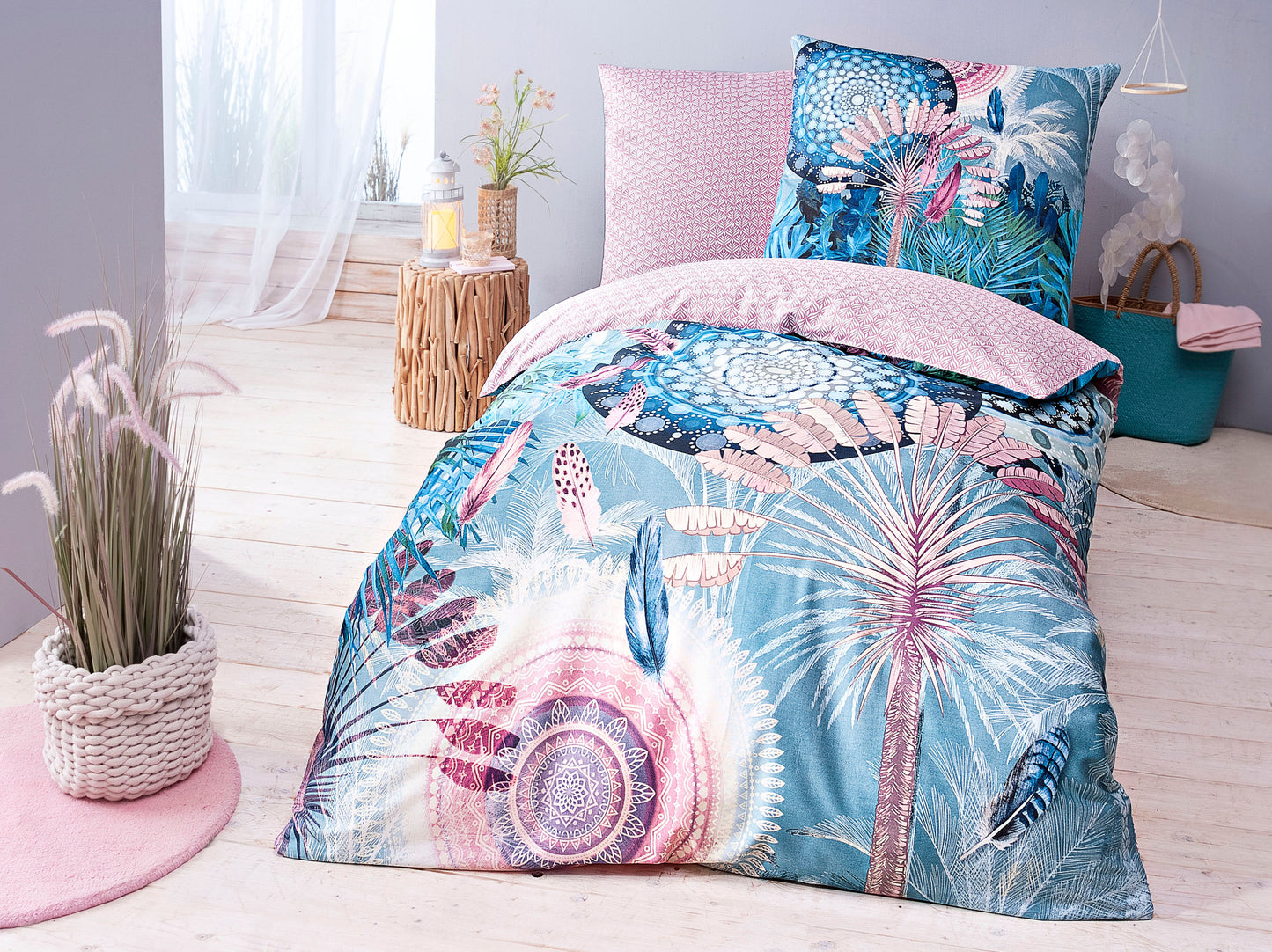 Good Morning Renforce Wendebettwäsche "Kanya" (Größe: 155x220 cm)