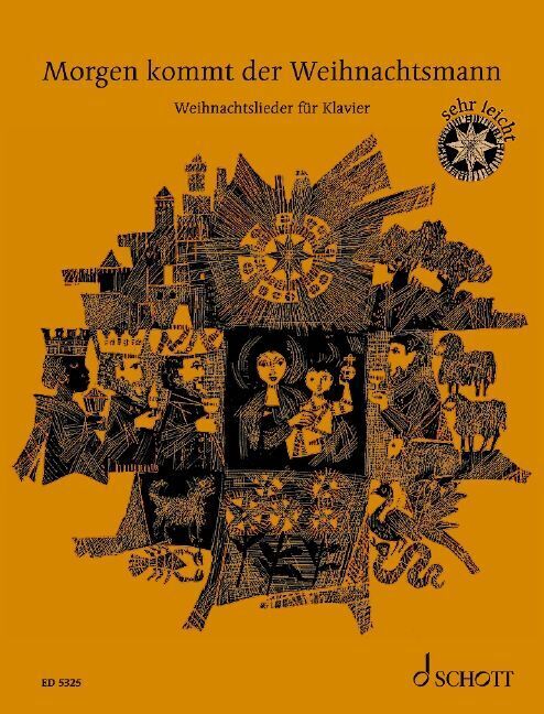 Morgen kommt der Weihnachtsmann, für Klavier