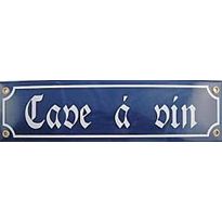 Schild 'Cave à vin'