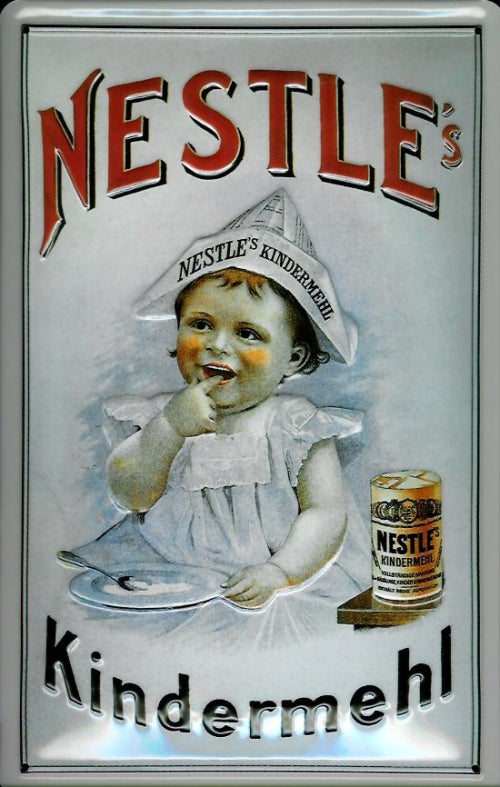 Schild 'Nestle Kindermehl'