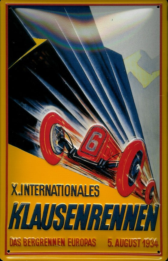 Schild 'Klausenrennen'