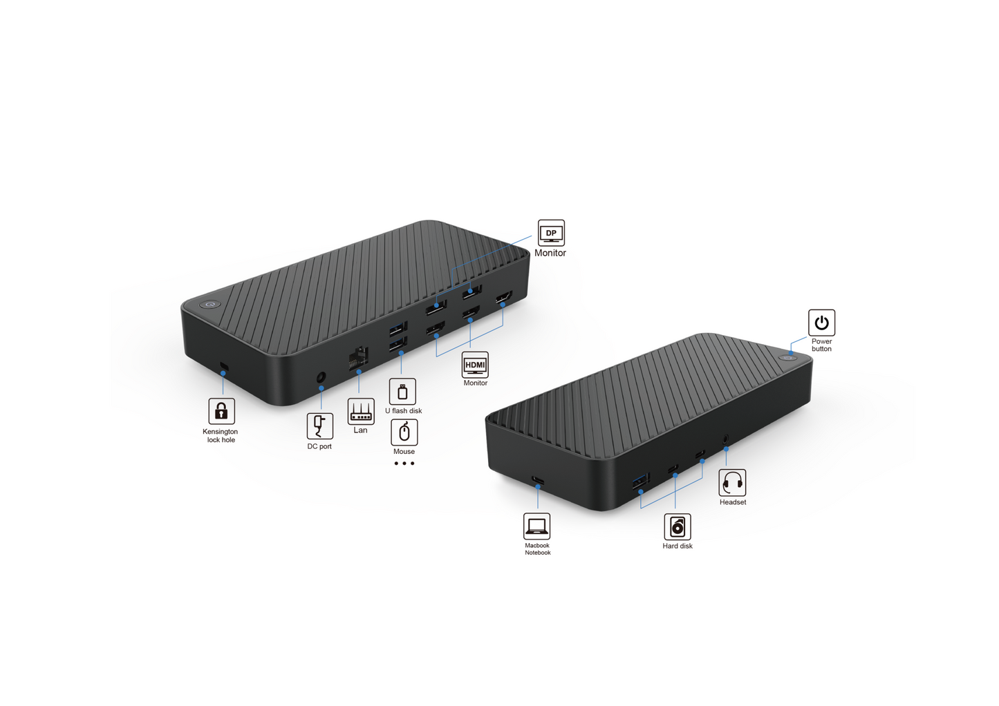freeVoice Universal Dockingstation (13-in-1)