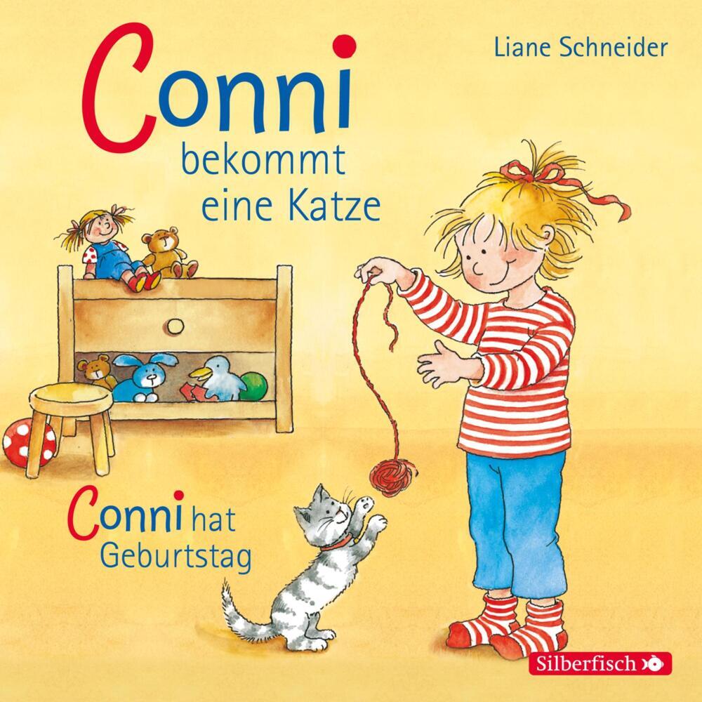 Conni bekommt eine Katze / Conni hat Geburtstag, 1 Audio-CD (Julia Boehme)