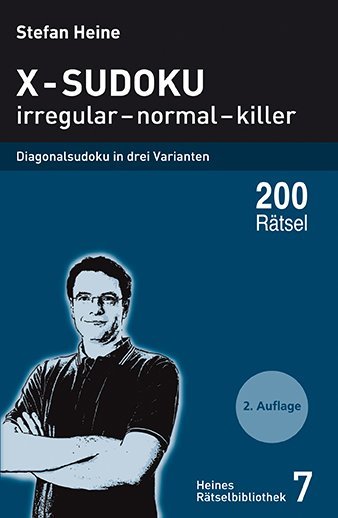 X-Sudoku - irregular - normal - killer (Stefan Heine)