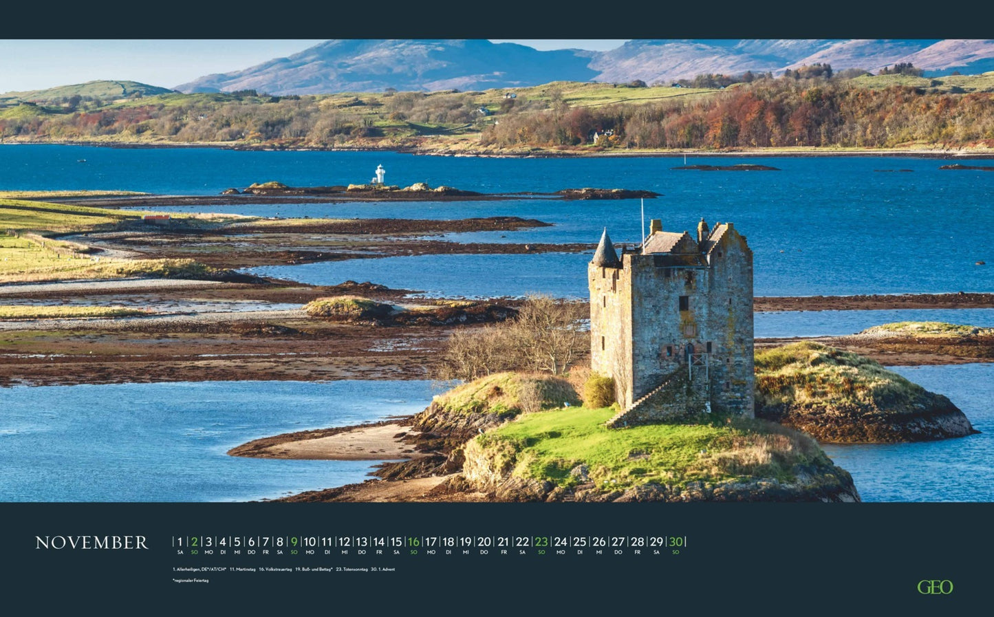 GEO "Sehnsuchtsorte" Kalender 2026 (39 x 58 cm)