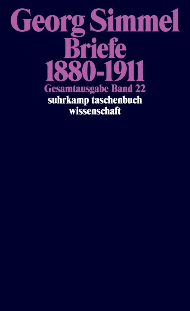 Briefe 1880-1911 (Georg Simmel)