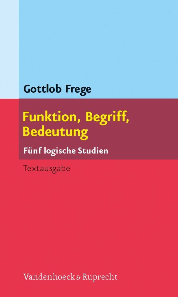 Funktion, Begriff, Bedeutung (Gottlob Frege)