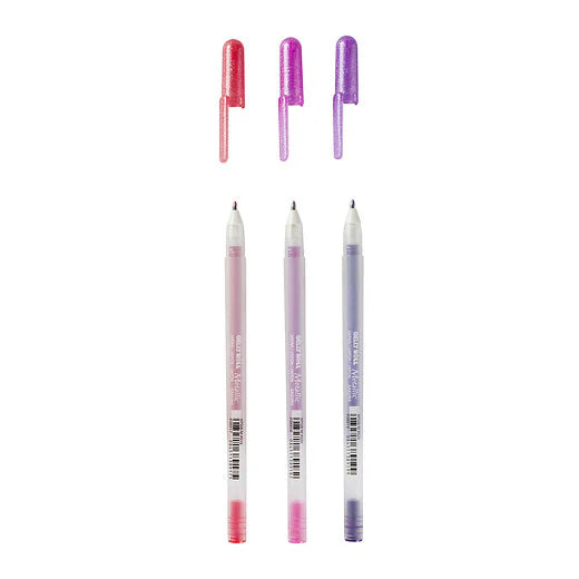 Sakura Gelstifte "Gelly Roll" - 3er-Set (Mettalic Sweets: lila, pink, rot)