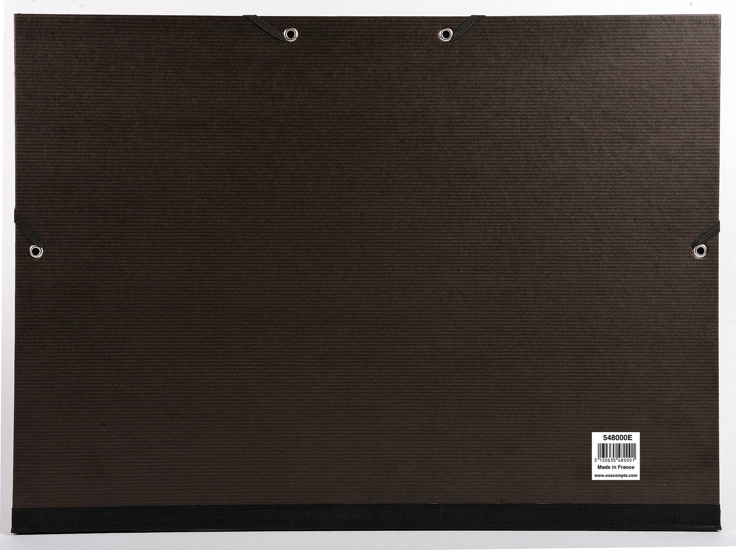 Exacompta Zeichenmappe aus Kraftpapier, mit Gummibändern (schwarz, 32 x 45 cm)