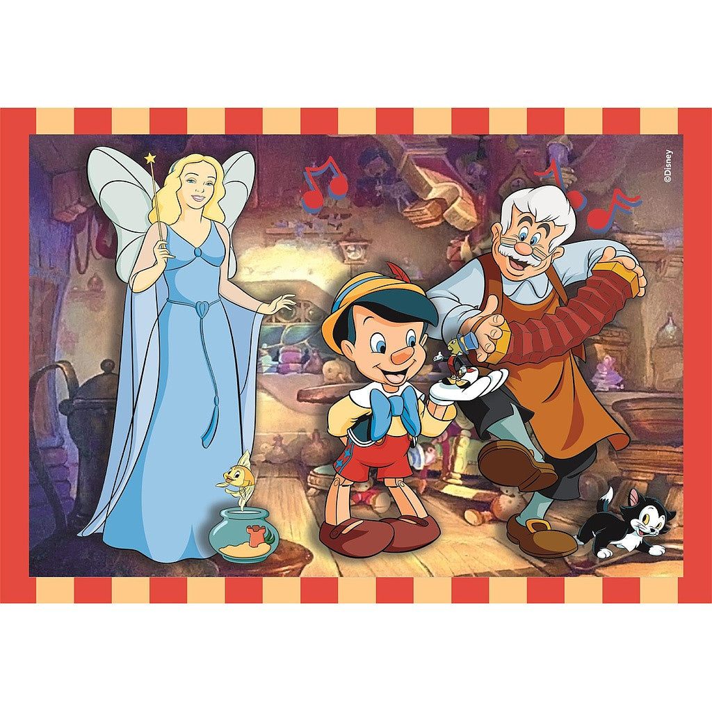 Clementoni 4-in-1 Puzzle- Disney Classics (12 - 24 Teile)