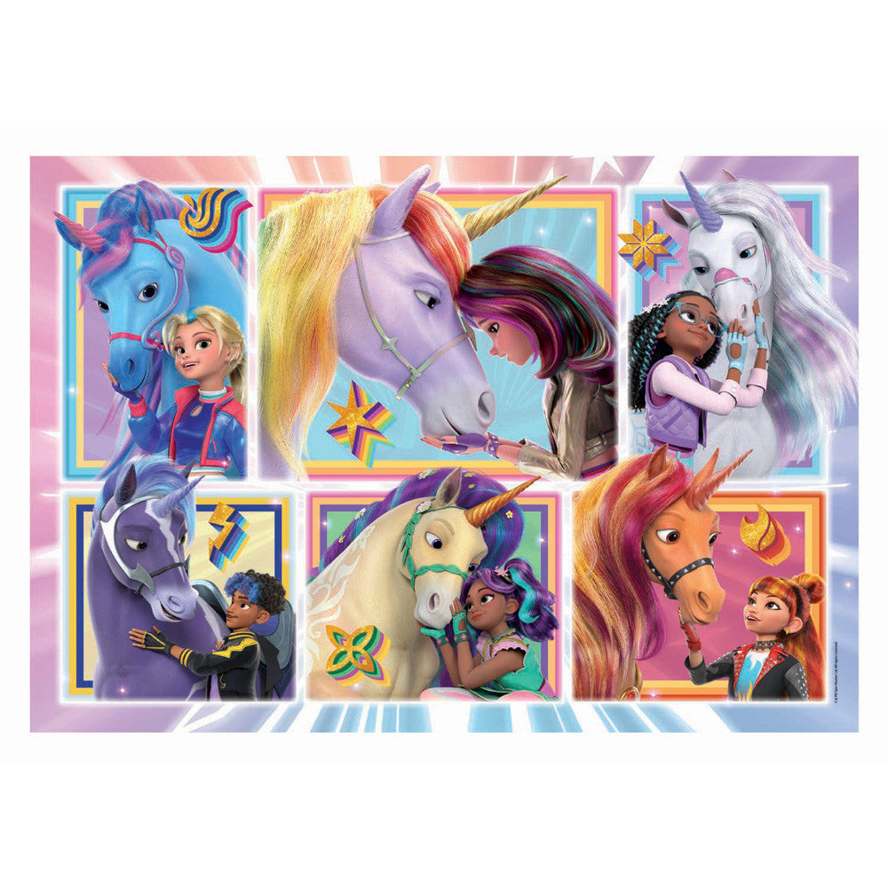 Clementoni Puzzle - Netflix Unicorn Academy "Freundschaft" (104 Teile)