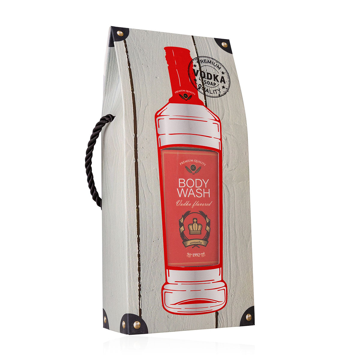 Duschgel für Männer "Vodka Flavour", in Vodka-Flasche