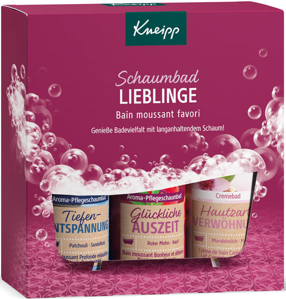 Schaumbadeset "Lieblinge" (3 x 100 ml)
