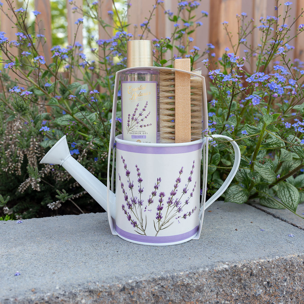 Geschenkset "Esscential Body Classics" in Giesskanne (Duschgel und Nagelbürste)