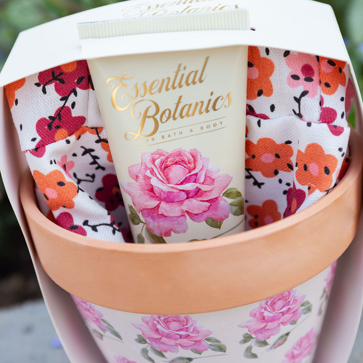 Handpflegeset "Essential Botanics Classics", mit Blumentopf in Geschenkverpackung