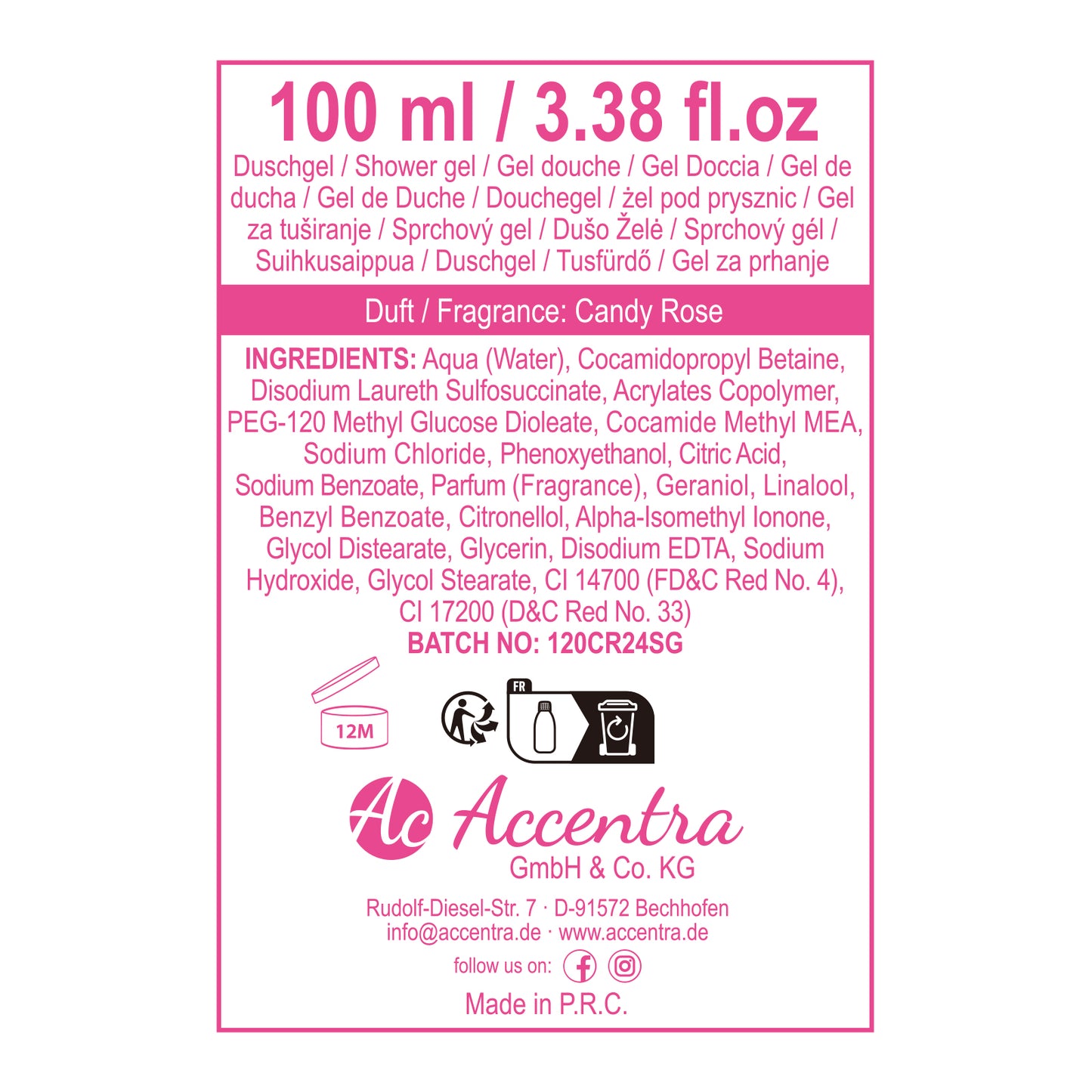 Badeset "From my Heart to yours" (Duft: Candy Rose)