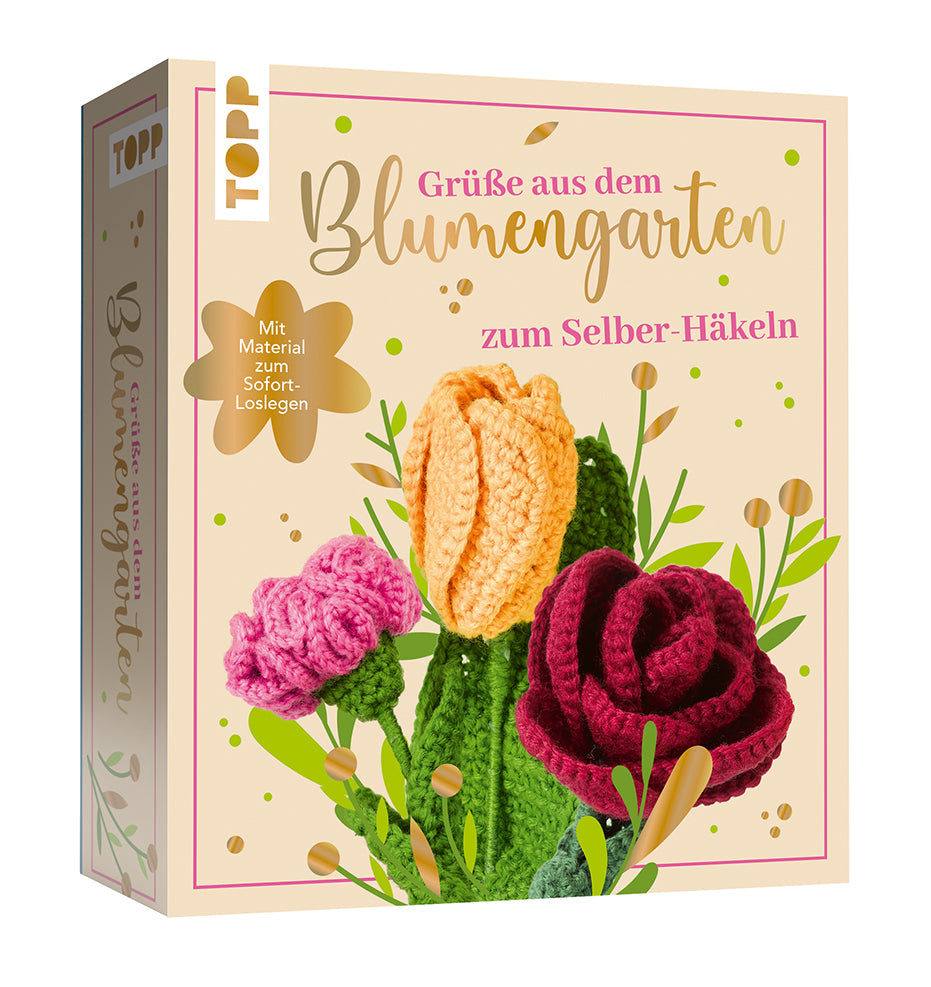 Grüße aus dem Blumengarten. Zum Selber-Häkeln (Esther Konrad)
