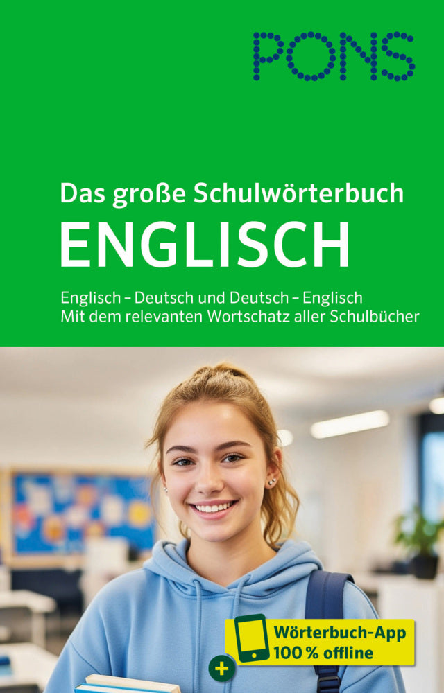 PONS Das große Schulwörterbuch Englisch, m. Buch, m. Online-Zugang