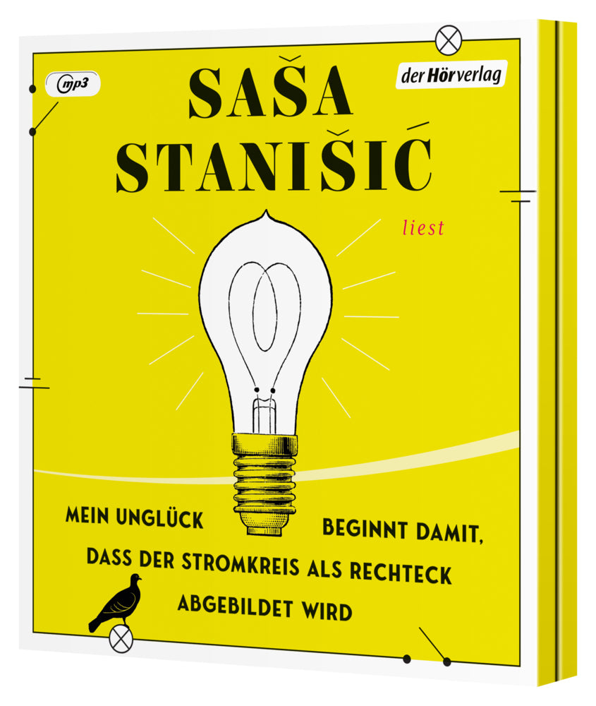 Mein Unglück beginnt damit, dass der Stromkreis als Rechteck abgebildet wird, 1 Audio-CD, 1 MP3 (Sasa Stanisic)