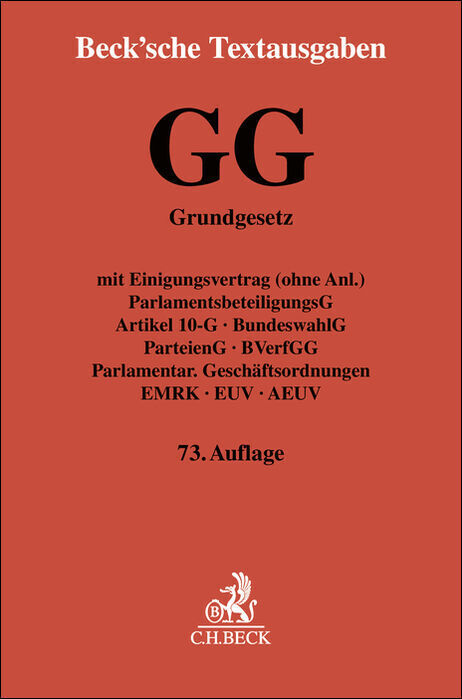 Grundgesetz für die Bundesrepublik Deutschland. GG