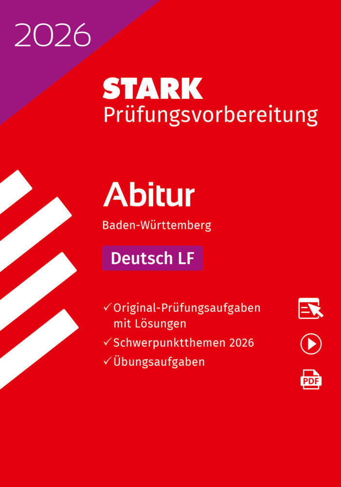 STARK Deutsch LF - Abitur 2026 BW - Prüfungsvorbereitung, m. 1 Buch, m. 1 Beilage