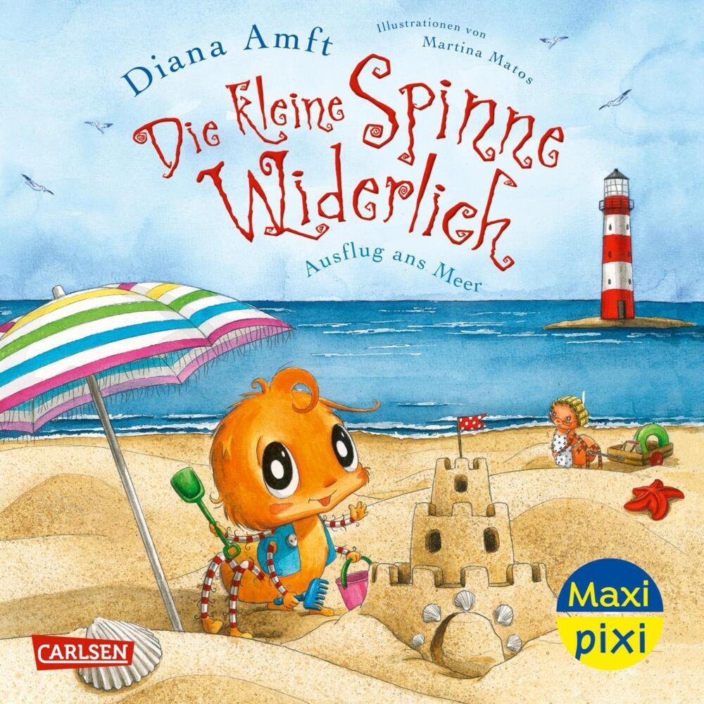 Maxi Pixi 475: Die kleine Spinne Widerlich: Ausflug ans Meer (Diana Amft)