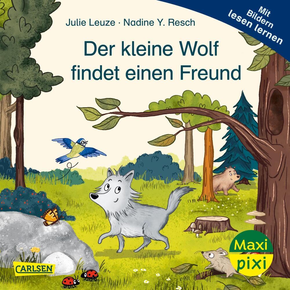 Maxi Pixi 470: Der kleine Wolf findet einen Freund (Julie Leuze)