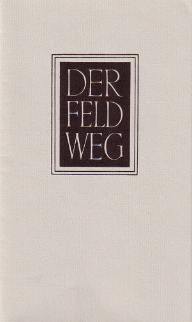 Der Feldweg (Martin Heidegger)