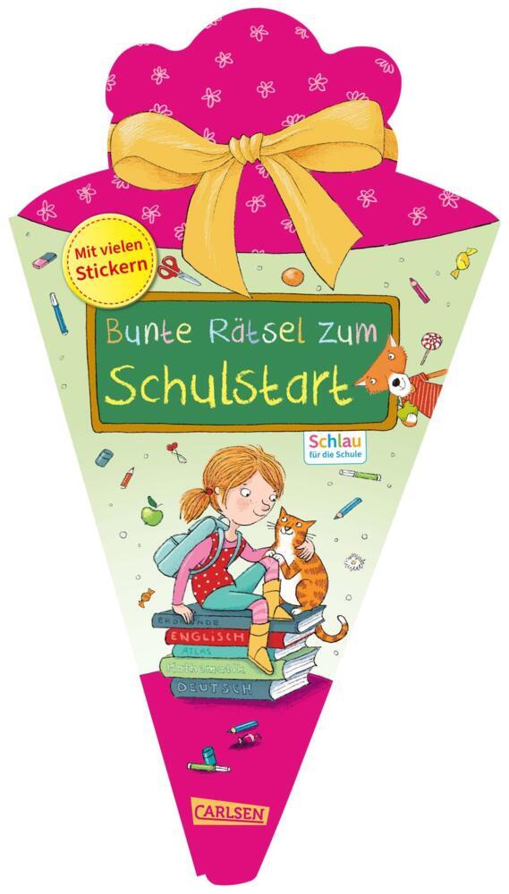 Schlau für die Schule: Bunte Rätsel zum Schulstart (Schultüte 2025 rosa) (Christine Mildner)