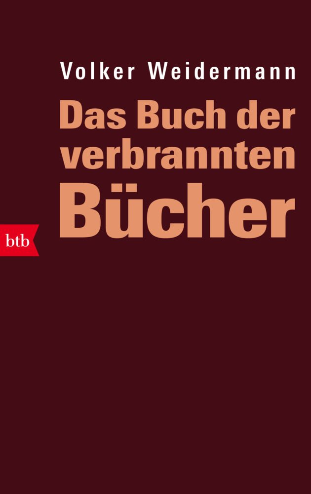 Das Buch der verbrannten Bücher (Volker Weidermann)
