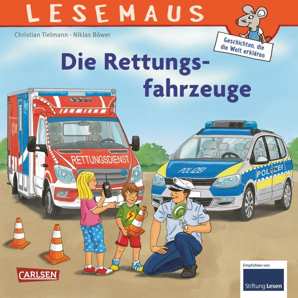 LESEMAUS 158: Die Rettungsfahrzeuge (Christian Tielmann)