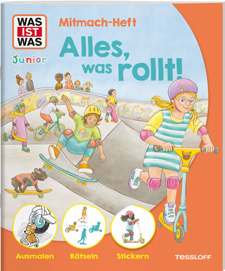 WAS IST WAS Junior Mitmach-Heft Alles, was rollt! (Lorena Lehnert)
