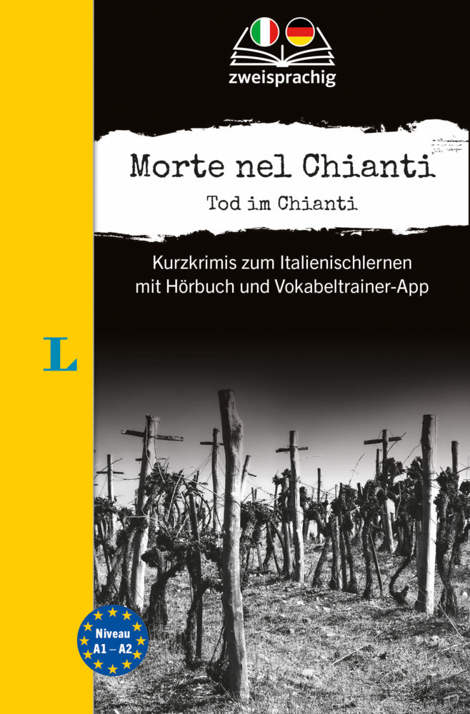 Langenscheidt Krimi zweisprachig Italienisch - Morte nel Chianti - Tod im Chianti (A1/A2) (Valerio Vial)