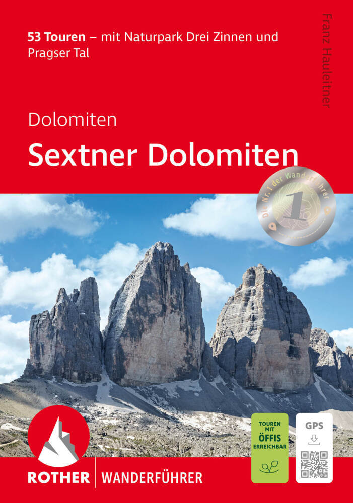 Dolomiten - Sextner Dolomiten, Rother Wanderführer (Franz Hauleitner)
