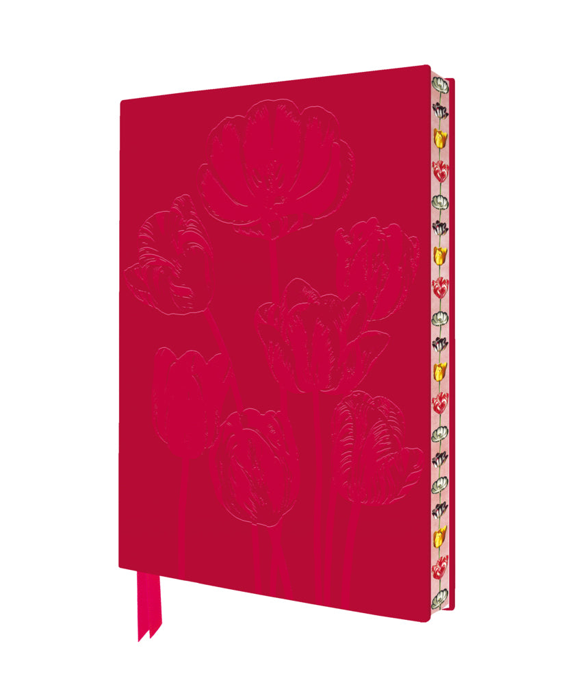 Exquisit Premium Notizbuch DIN A5: Tempel of Flora, Tulpen (Flame Tree Publishing)