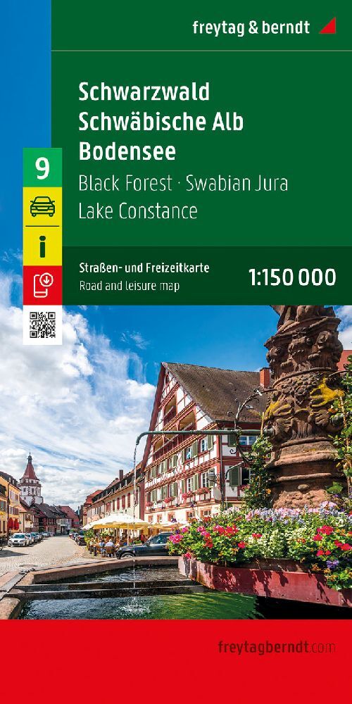 Schwarzwald - Schwäbische Alb - Bodensee, Straßen- und Freizeitkarte 1:150.000, freytag & berndt (Freytag & Berndt)